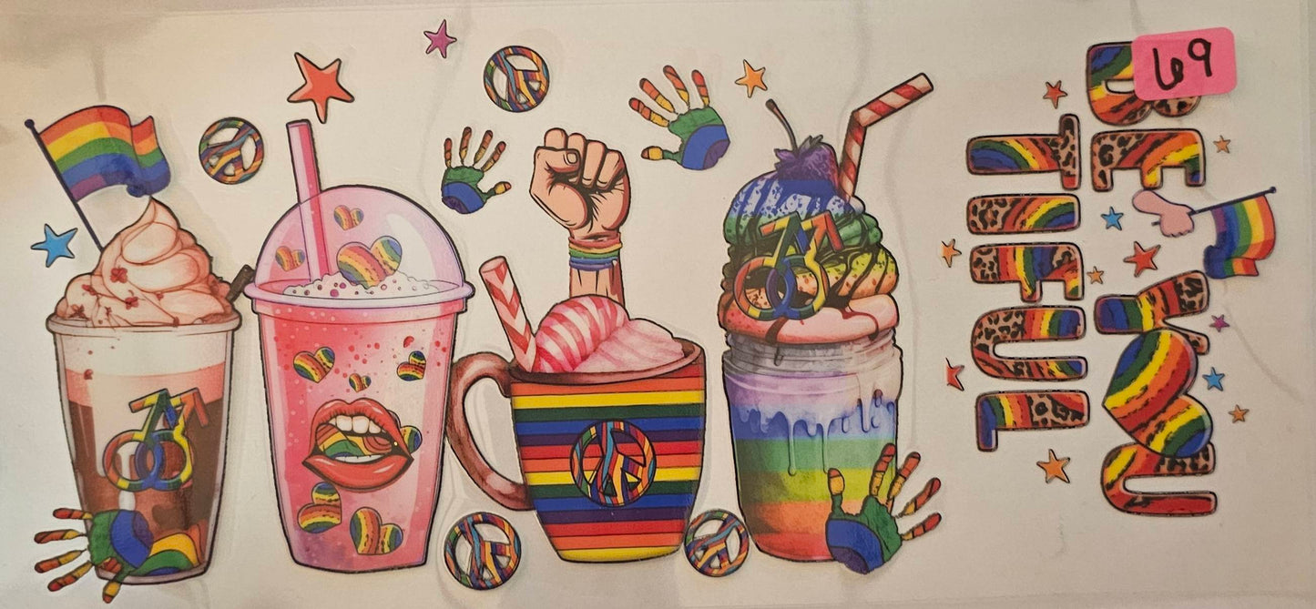 Beautiful you rainbow colored