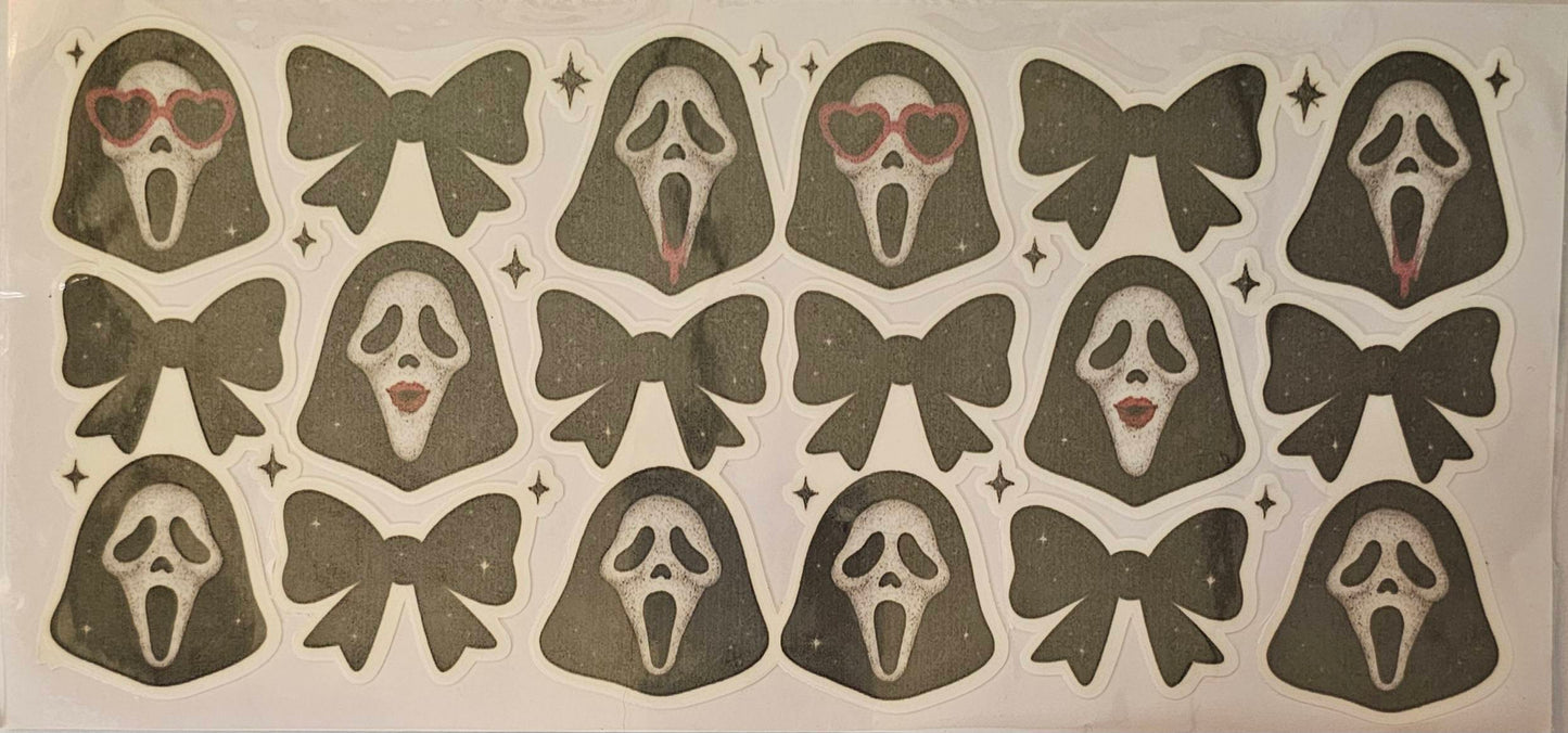 Glow in the Dark Ghost Face