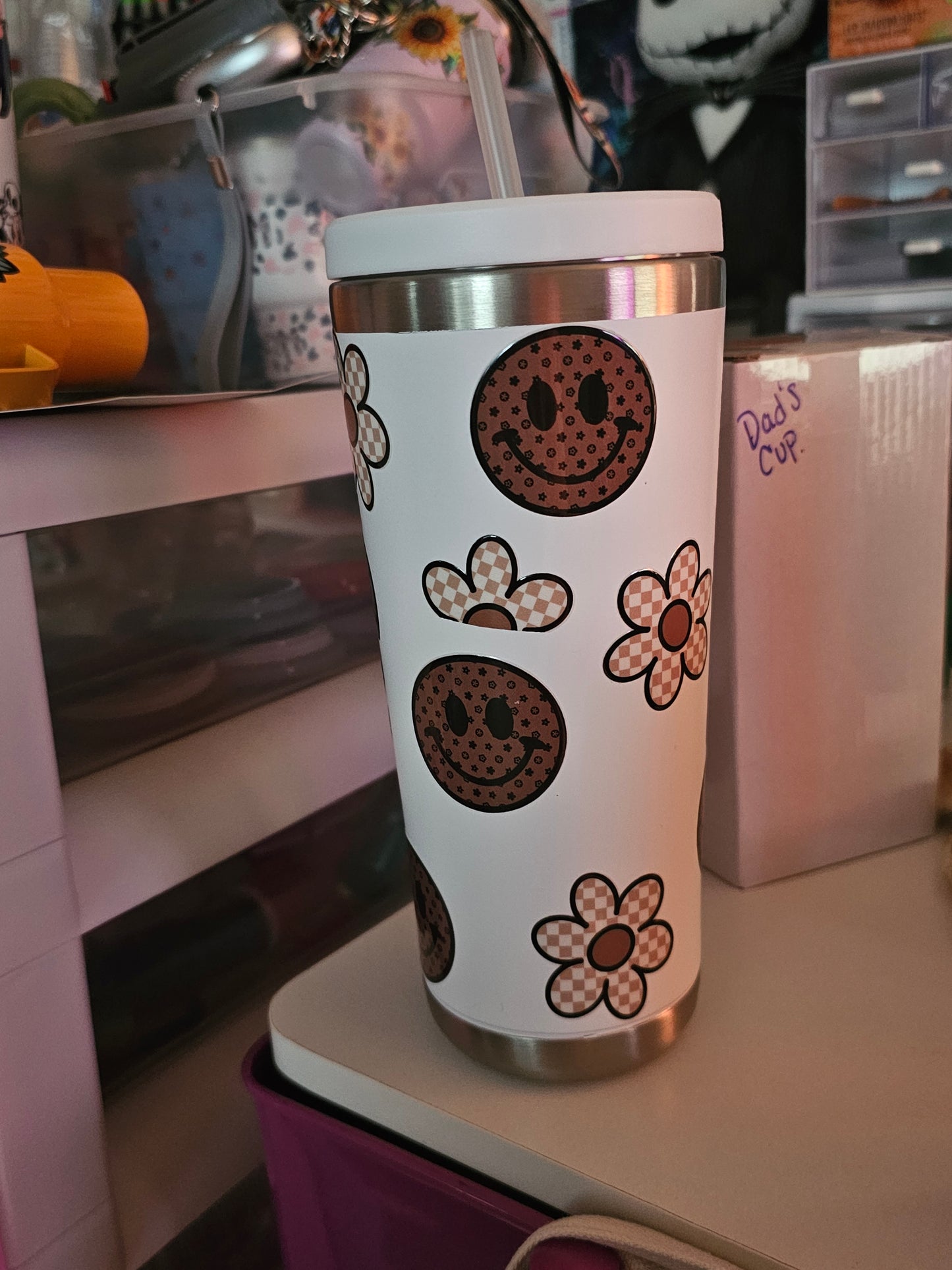 Smiley faces and Flowers