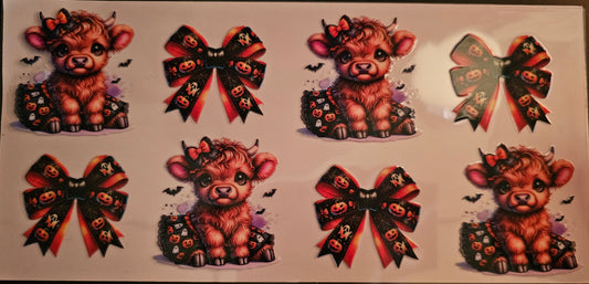 Pumpkin skirt Highland Cow