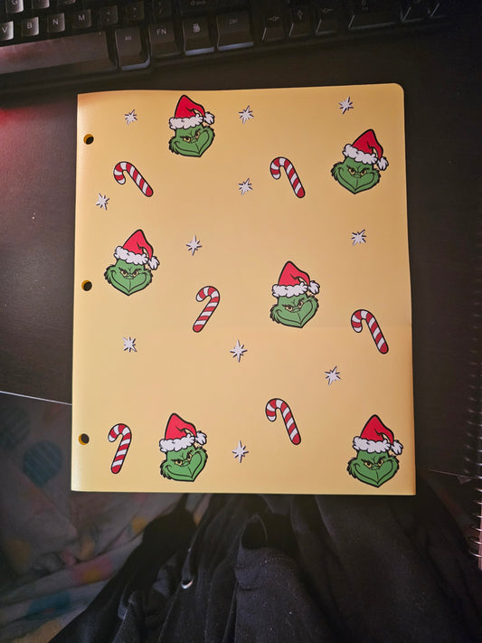 Green Guy peachy folder