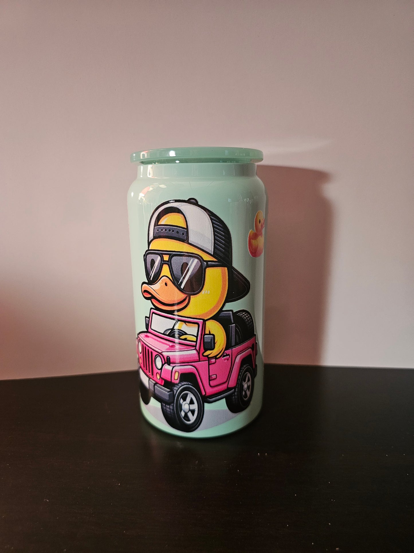 Rubber Duck in a Jeep
