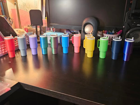 Blank tumbler key chains