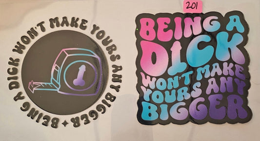 Colorful being a dick