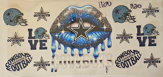 Blue and Silver Lips