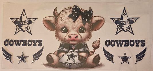 Dallas Cowboys Highland Cow