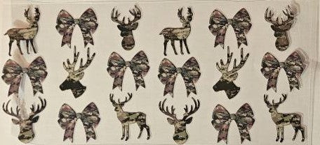 Camouflaged deer's and bows