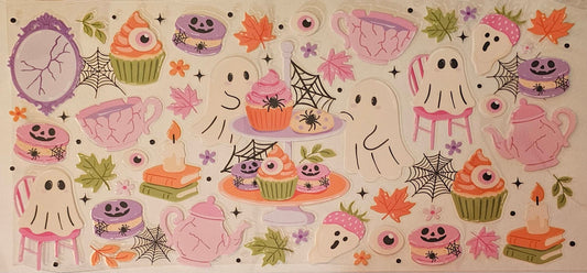 Ghosts with Tea and cupcakes