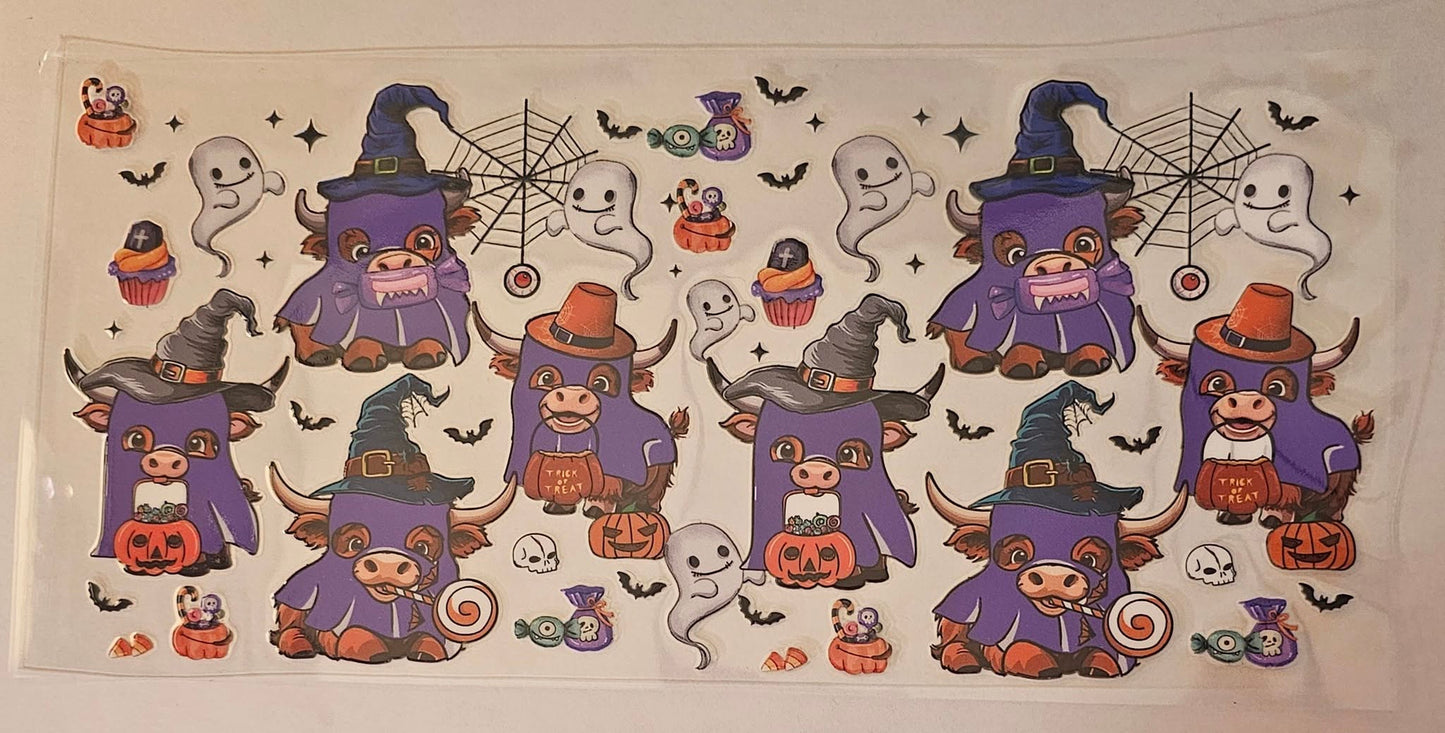 Halloween Highland cows #1