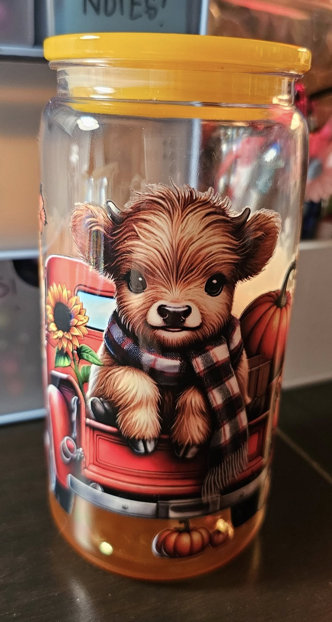 Pumpkin Highland Cow