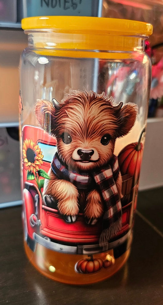 Pumpkin Highland Cow