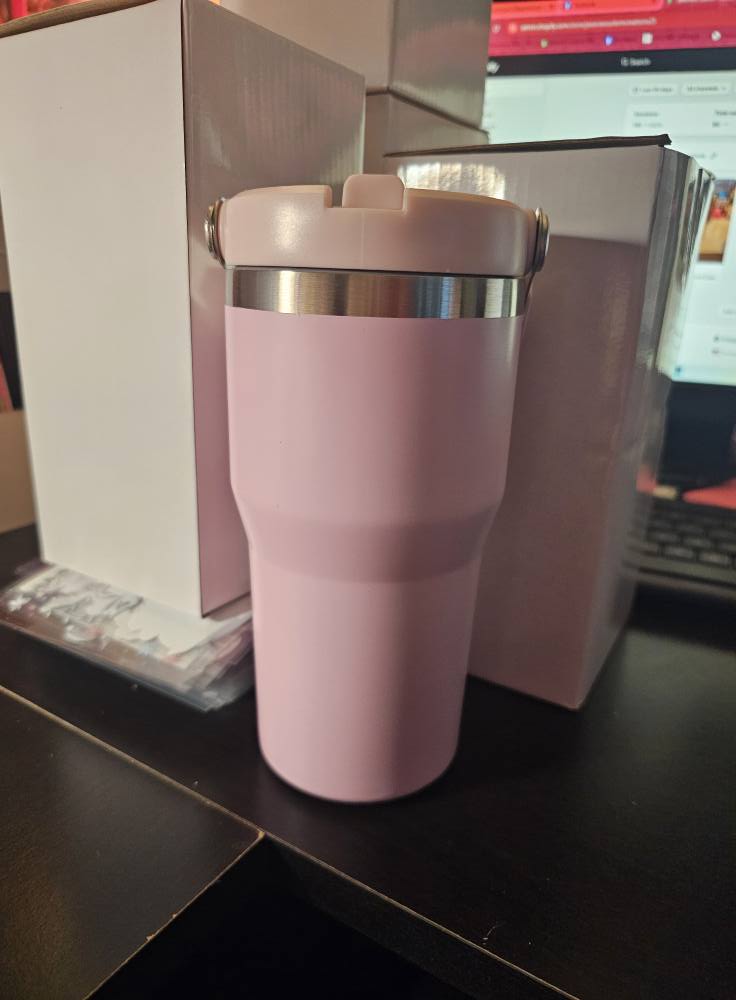 Handle on top of cup