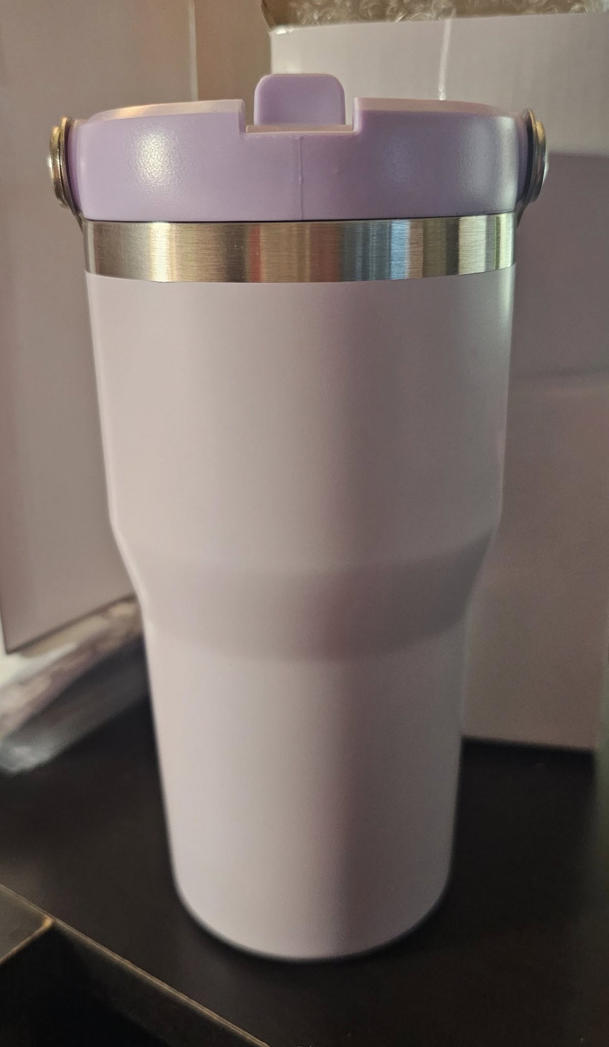 Handle on top of cup