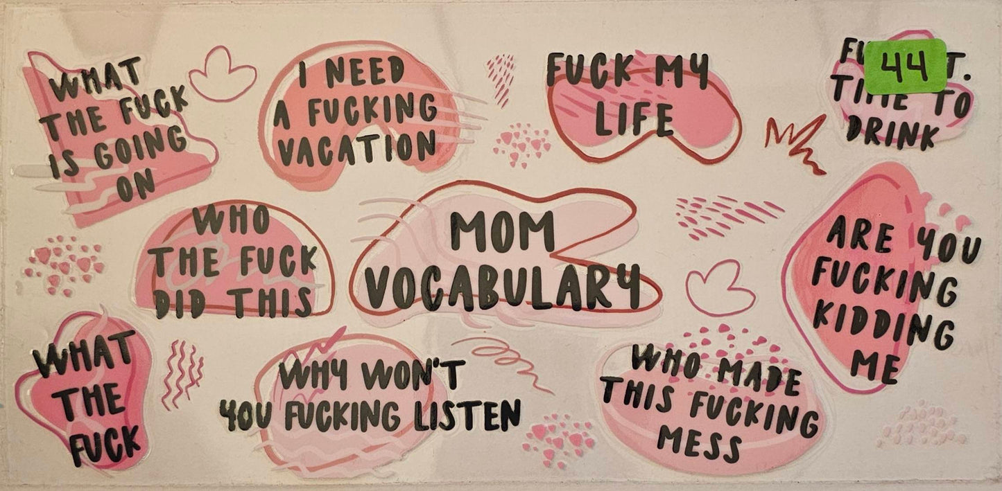 Mom vocabulary