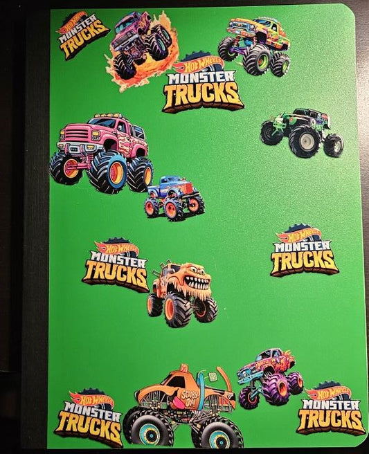 Monster truck notebook