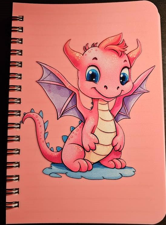 Pink Dragon Notebook