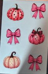 Pink Pumpkins light Blue notebook