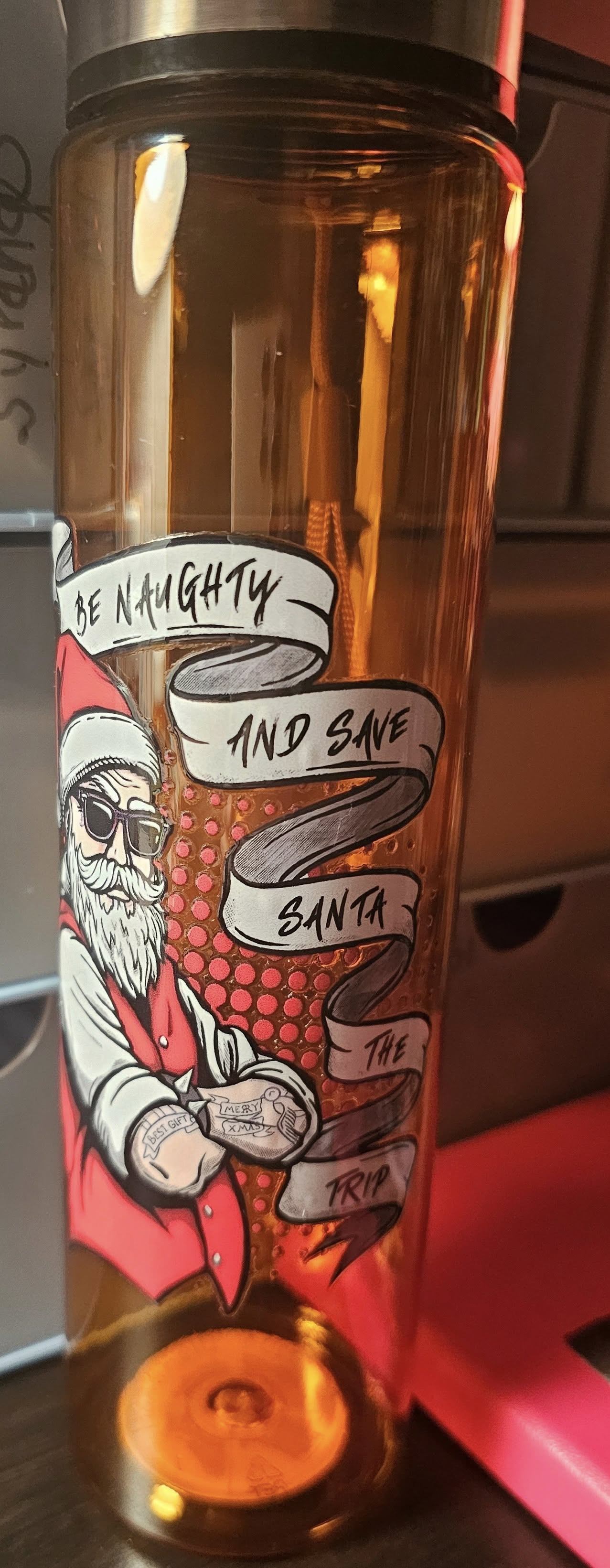 Be naughty and save Santa the trip