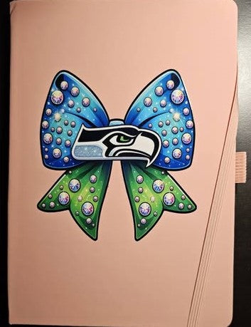 Seattle Seahawks notebook and pen set.