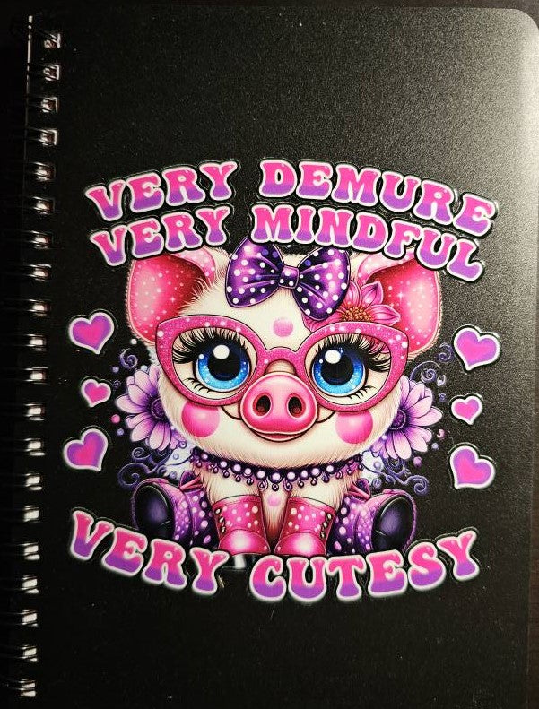 Very Demure Pig notebook