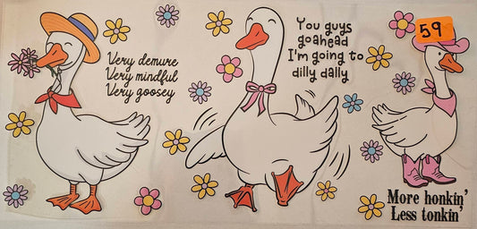 Very demure, very mindful, very goosey