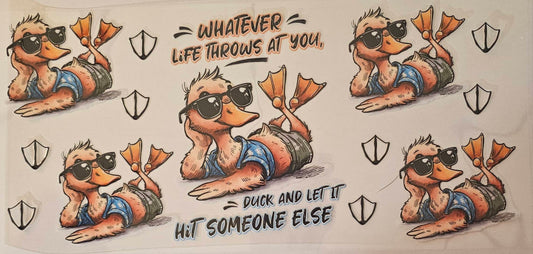 Whatever life throws at you ducks